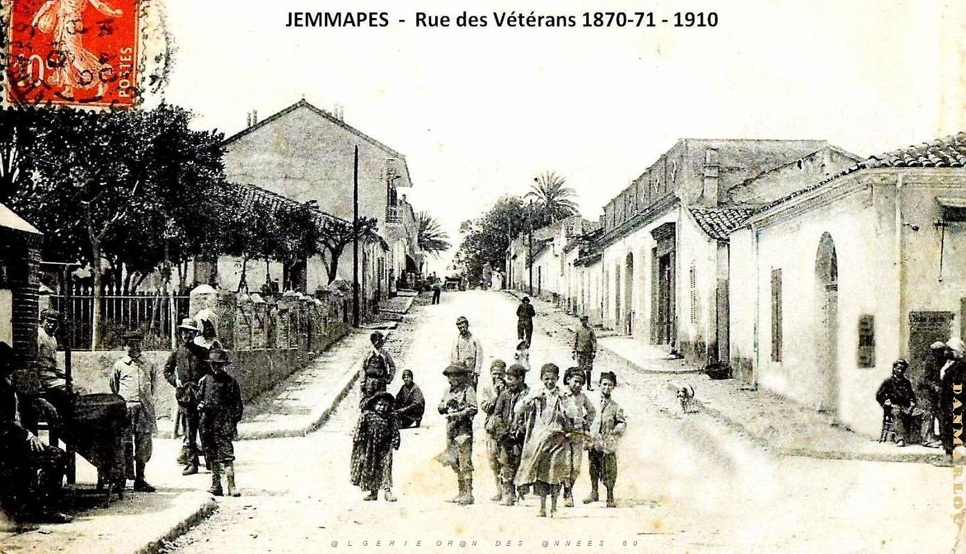 2445- Jemmapes - Rue des Veterans 1870-71 - 1910.jpg